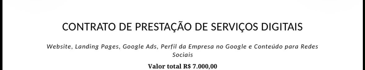 Print no grupo IA BUSINESS 2, 18/09, 22h06: “CONTRATO DE PRESTAÇÃO DE SERVIÇOS DIGITAIS · Valor total R$ 7.000,00 · 7k”